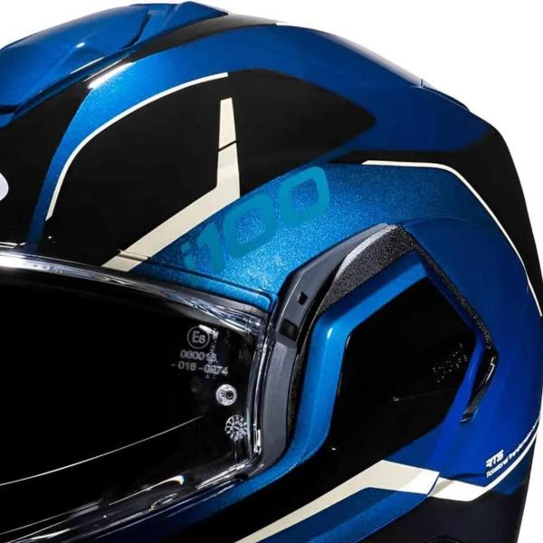 Imagem de Capacete Motoqueiro Hjc Robocop I100 180 Articulado Cores