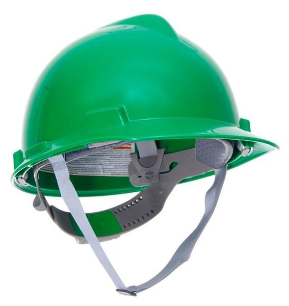 Imagem de Capacete MSA V-GARD Completo Com Suspensão Push Key e Jugular Classe B CA 498