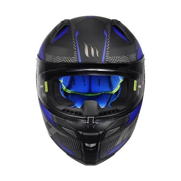 Imagem de Capacete MT Revenge 2 Status Matte Black Blue