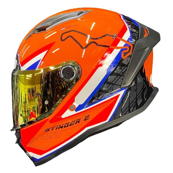 Imagem de Capacete MT Stinger 2 Grand Prix Netherlands Holanda Moto