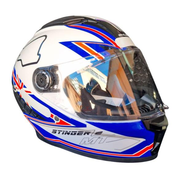 Imagem de Capacete Mt Stinger 2 Grand Prix Reino Unido Uk Inglaterra