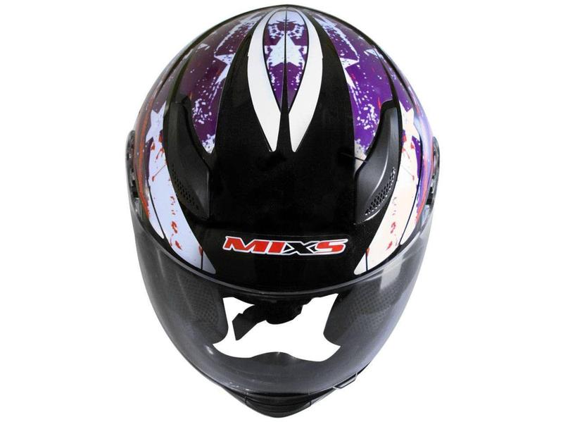 Imagem de Capacete MX Fokker USA Mixs Preto e Vermelho - Tam. 60