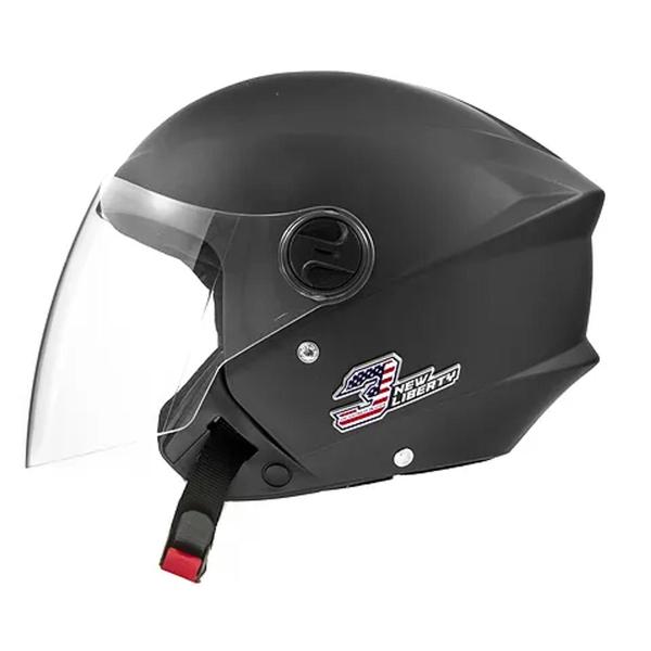 Imagem de Capacete new liberty three elite preto fosco