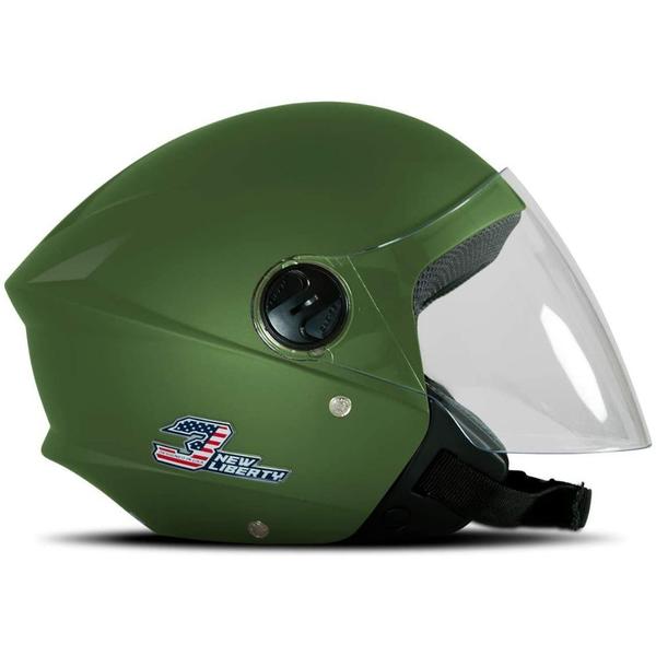 Imagem de Capacete New Liberty Three Elite Verde Militar Fosco Tam. 56 - CAP-707GR Pro Tork