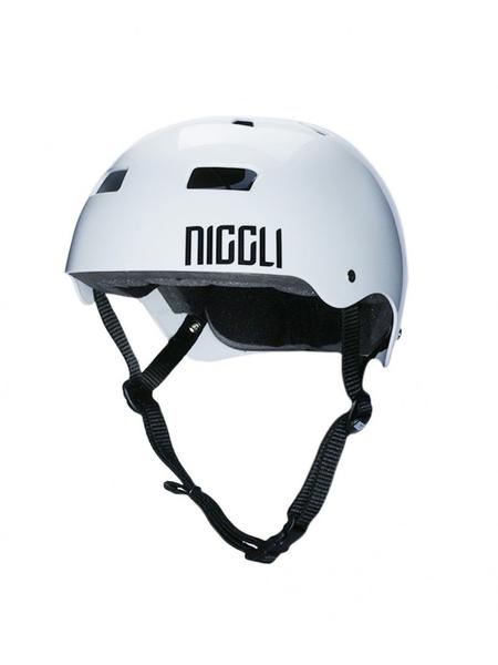 Imagem de Capacete Niggli Pads Iron Pro Light - Branco Brilho