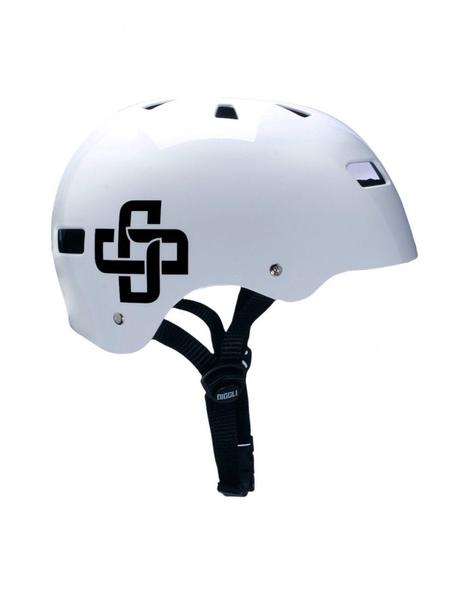 Imagem de Capacete Niggli Pads Iron Pro Light - Branco Brilho