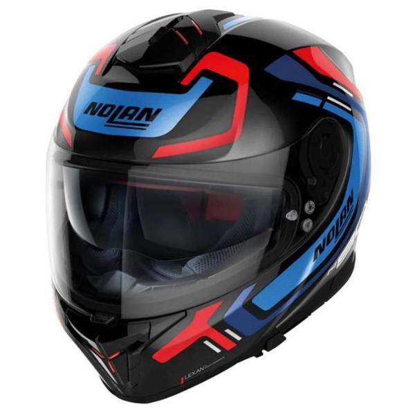 Imagem de Capacete nolan n80-8 ally preto/azul/vermelho (43) 58