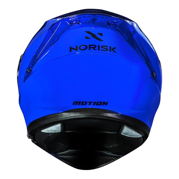 Imagem de Capacete Norisk Escamoteável Motion Monocolor Azul Articulado Robocop Com Óculos