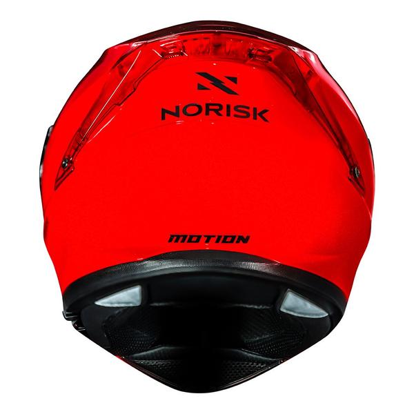 Imagem de Capacete Norisk Escamoteável Motion Monocolor Vermelho Articulado Robocop Com Óculos