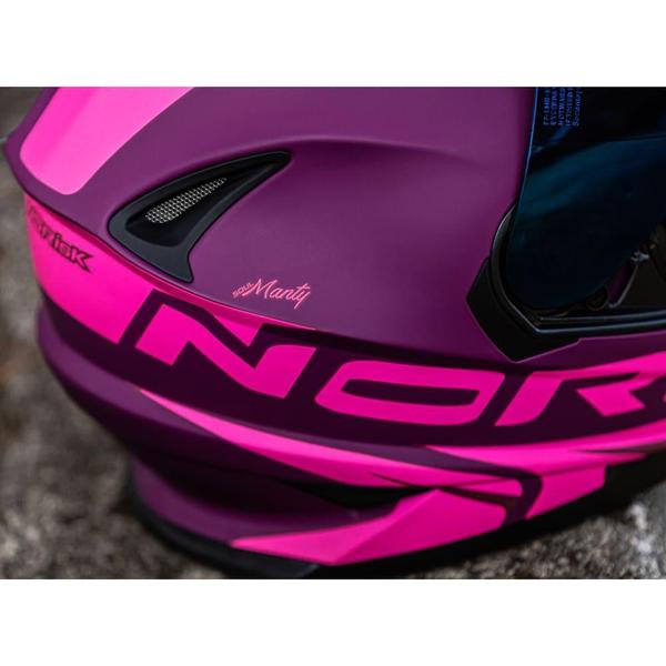 Imagem de Capacete Norisk Ff302 Manty Roxo E Rosa Tamanho:60