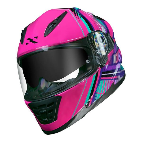 Imagem de Capacete Norisk FF302 Soul Advance Rosa Brilhante Com Óculos