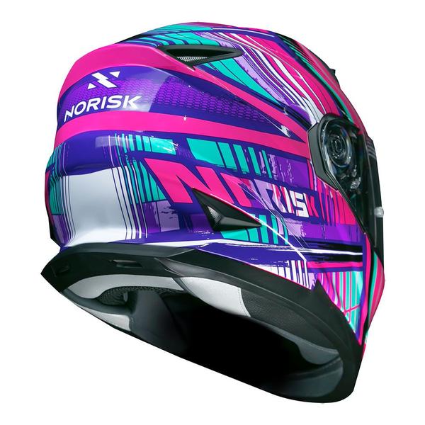 Imagem de Capacete Norisk FF302 Soul Advance Rosa Brilhante Com Óculos