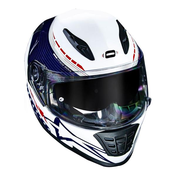 Imagem de Capacete Norisk FF302 Soul Grand Prix USA Brilhante Com Óculos