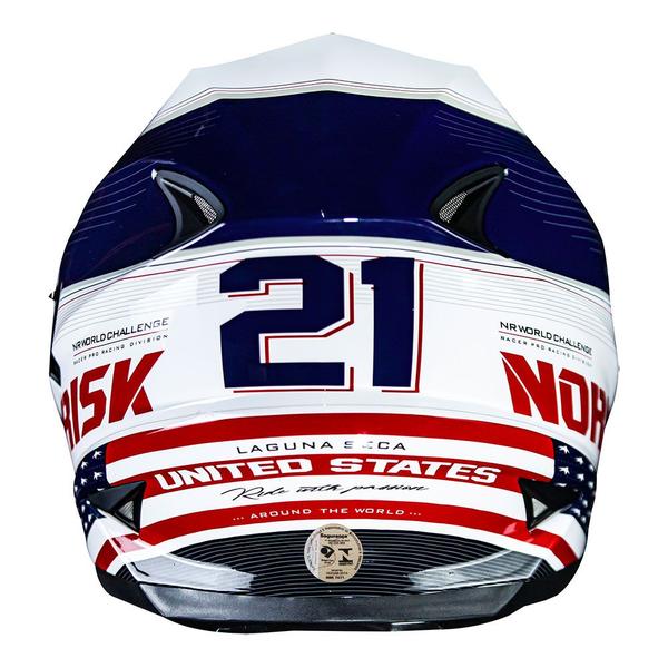 Imagem de Capacete Norisk FF302 Soul Grand Prix USA Brilhante Com Óculos