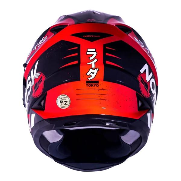 Imagem de Capacete Norisk FF302 Tokyo Black Red White