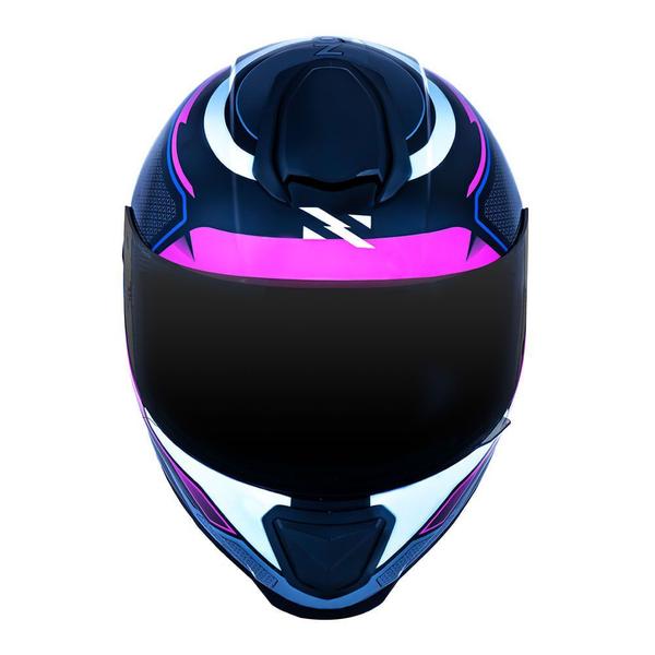 Imagem de Capacete Norisk FF802 Razor Speed Max Branco Azul e Roxo