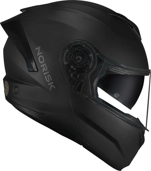 Imagem de CAPACETE NORISK FORCE II MONOCOLOR PRETO FOSCO e NARGO GREY CINZA LANCAMENTO