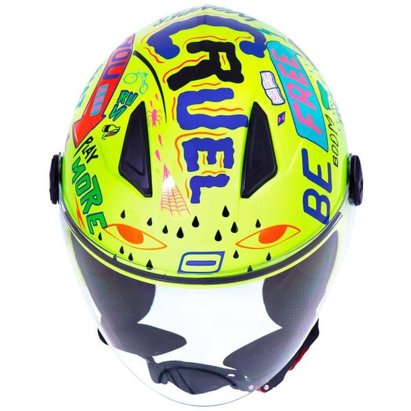 Imagem de Capacete Norisk Orion Free Amarelo Azul