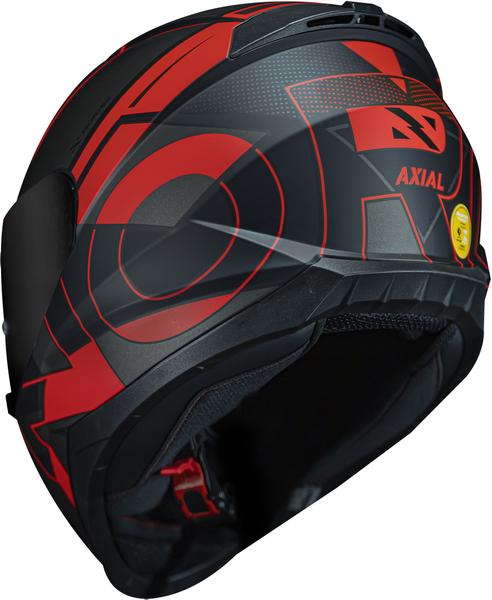 Imagem de Capacete Norisk Razor Axial Preto Vermelho Fosco