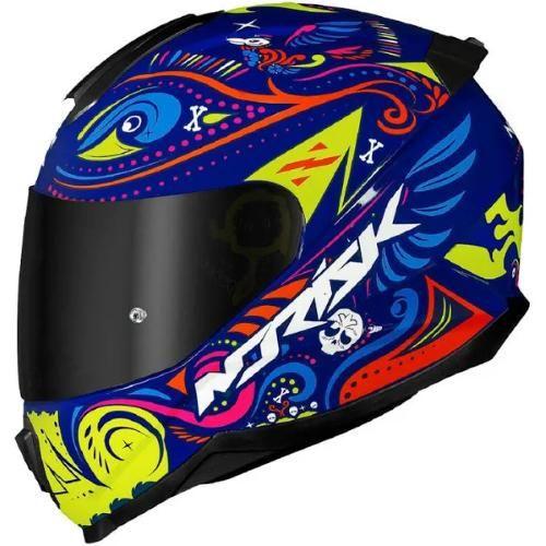 Imagem de Capacete Norisk Razor Circus Blue / Hv Yellow