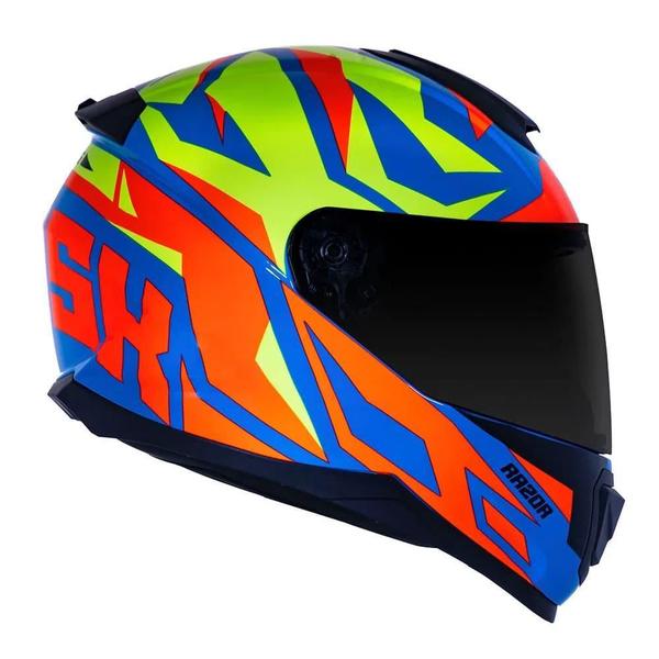 Imagem de Capacete Norisk Razor Cutting Lt Azul/Hi-Viz/Vermelho 56 (P)