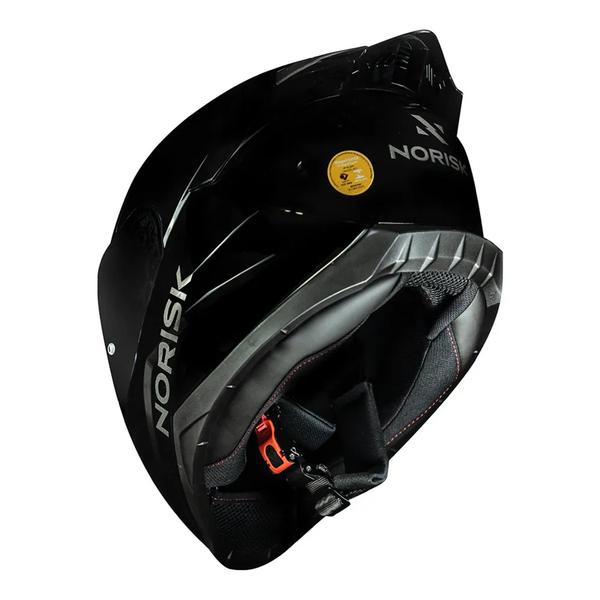 Imagem de Capacete norisk razor monocolor fosco e brilhante black edition