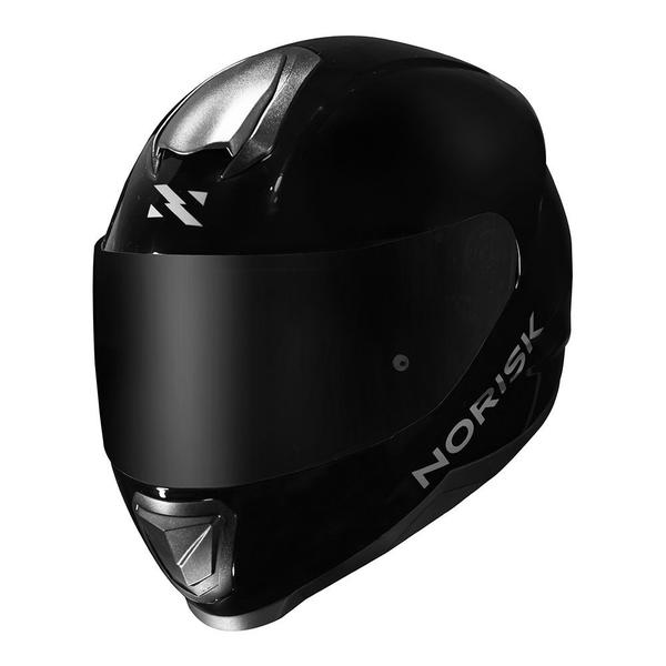 Imagem de Capacete Norisk Razor Monocolor Preto Brilhante