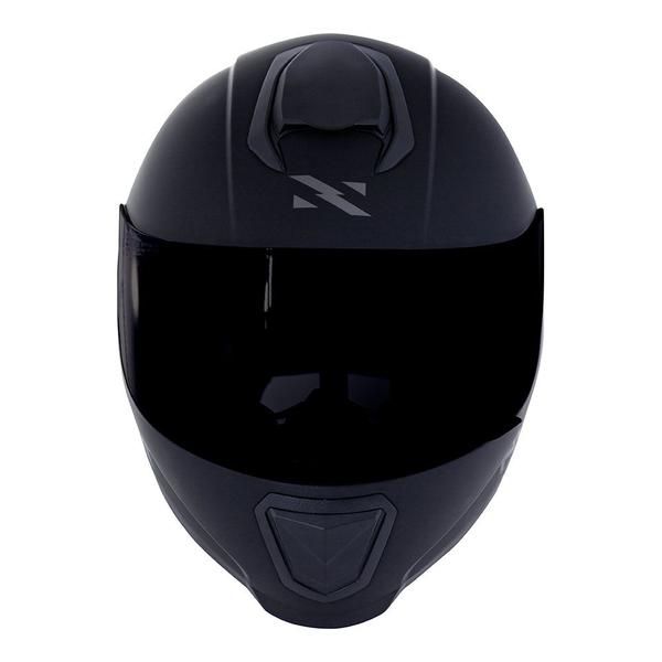 Imagem de Capacete Norisk Razor Monocolor Preto Fosco Mais Viseira Camaleão