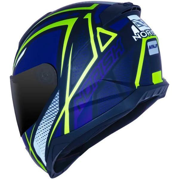 Imagem de Capacete Norisk Razor Ninja Matte Blue / Yellow