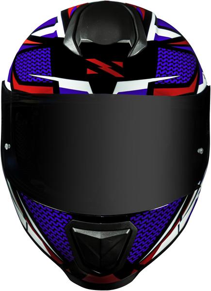 Imagem de Capacete Norisk Razor Sharp Azul Vermelho Lançamento