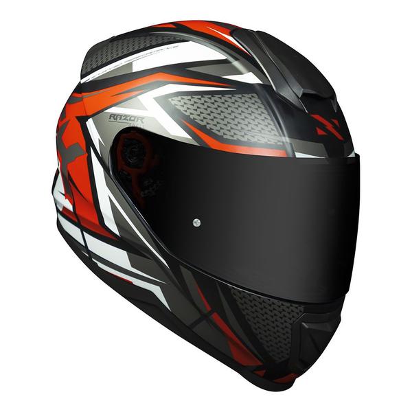 Imagem de Capacete Norisk Razor Sharp Preto Cinza e Vermelho