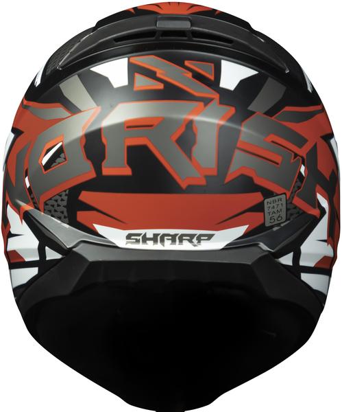 Imagem de Capacete norisk razor sharp preto vermelho