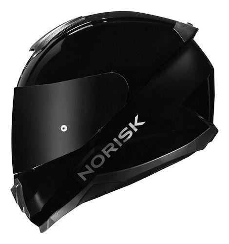 Imagem de Capacete Norisk Razor Solid Monocolor Preto Brilho