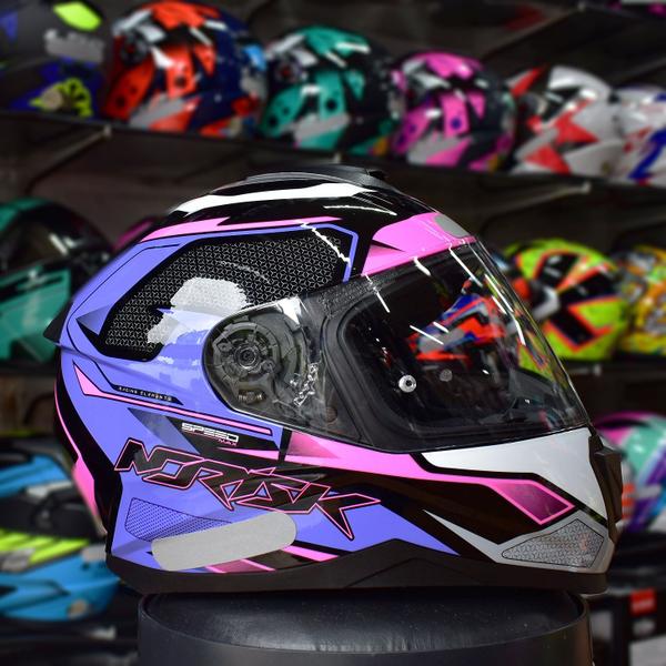 Imagem de Capacete Norisk Razor Speedmax Rosa Roxo