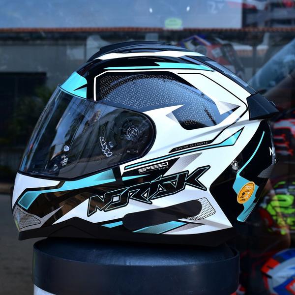 Imagem de Capacete Norisk Razor Speedmax Verde Agua Masculino Feminino