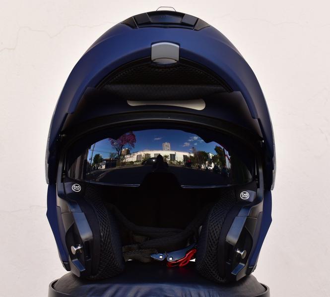 Imagem de Capacete Norisk Robocop Articulado Escamoteável Motion Azul 