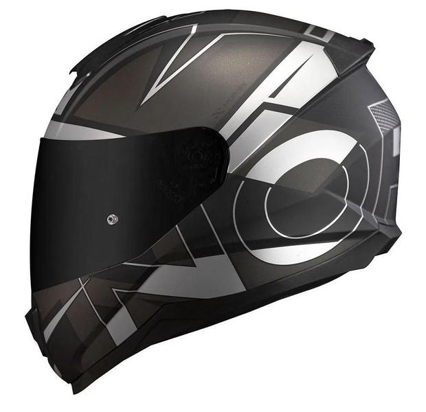 Imagem de Capacete Norisk Ror Axial Matte - Preto/Prata - 56 (P)