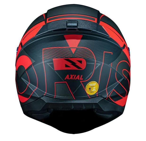 Imagem de Capacete Norisk Ror Axial Matte - Preto/Vermelho - 56 (P)