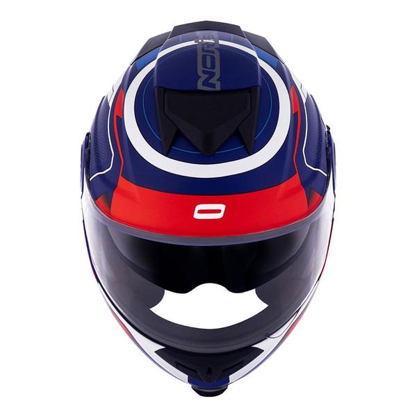 Imagem de Capacete norisk route ff345 speedmax azul fosco/branco