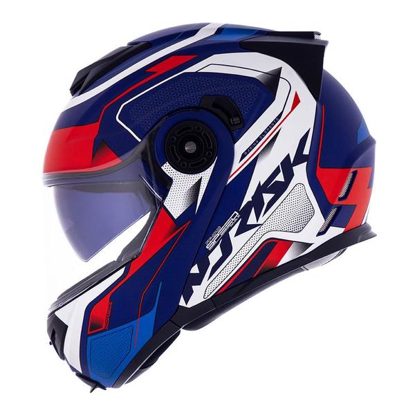 Imagem de Capacete norisk route ff345 speedmax azul fosco/branco