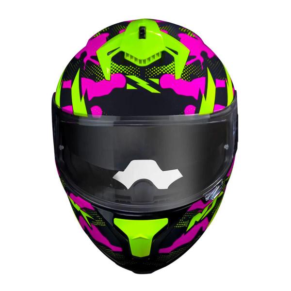 Imagem de Capacete Norisk Strada Commando Matte Hv Green Pink