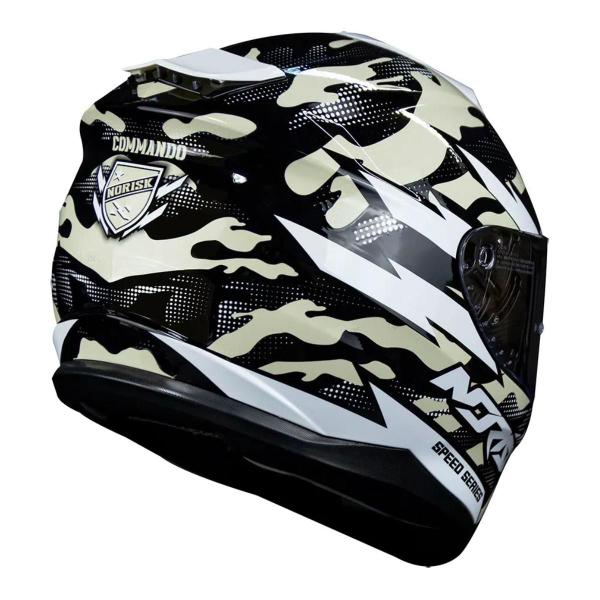 Imagem de Capacete Norisk Strada Commando White Black