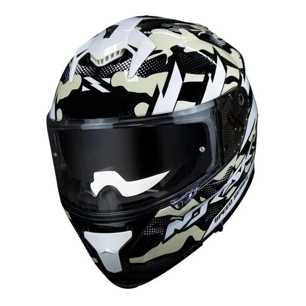 Imagem de Capacete Norisk Strada Commando White Black