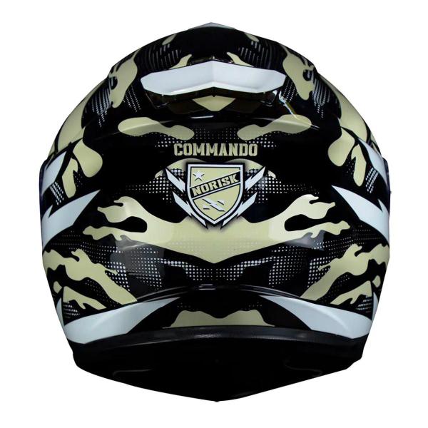 Imagem de Capacete Norisk Strada Commando White Black