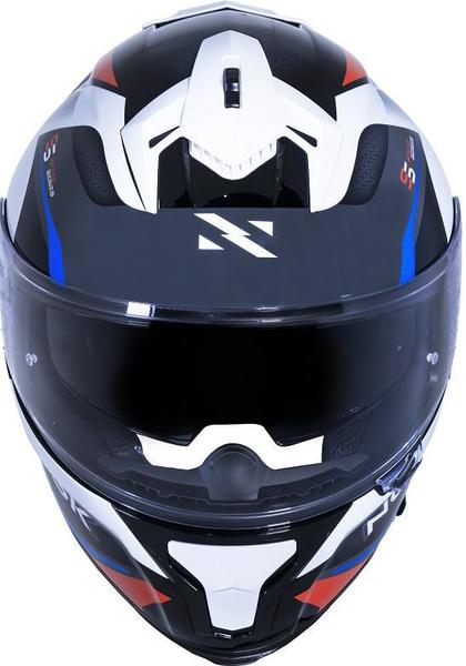 Imagem de Capacete Norisk Strada Drive Branco Azul Vermelho