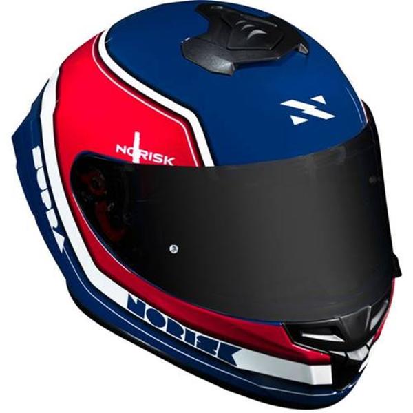 Imagem de Capacete Norisk Supra Ace Azul e Vermelho