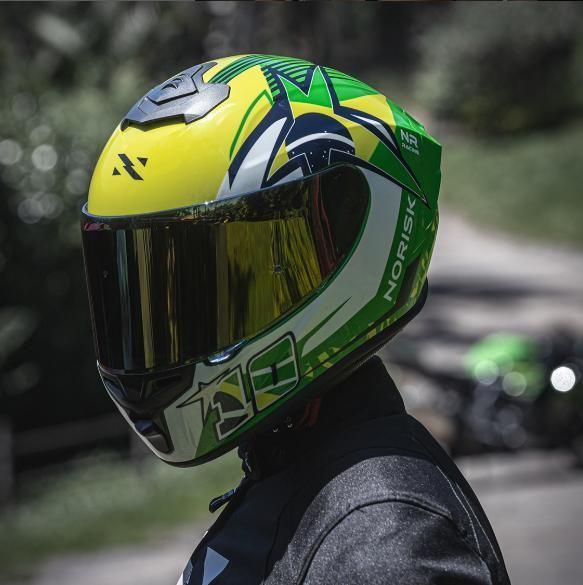 Imagem de Capacete Norisk Supra Lap Brasil N60 Masculino/Feminino Motociclista Motoqueiro Motoboy