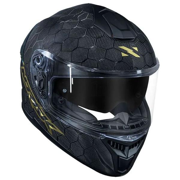 Imagem de Capacete Norisk Viper Gt Snake Carbon Dourado