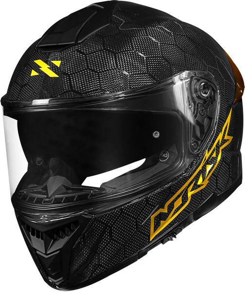 Imagem de Capacete Norisk Viper Gt Snake Preto Dourado Carbono