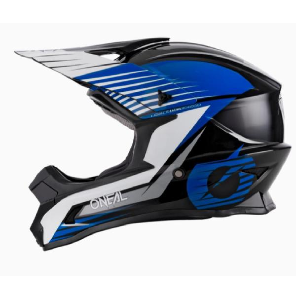 Imagem de Capacete Oneal 1Series Stream Azul/Preto 55/56 (S)